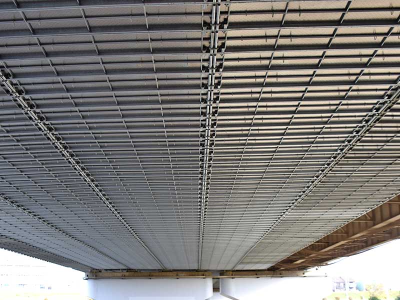 パネル式吊り棚足場　スパイダーパネル