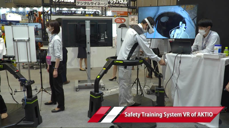【商品動画】Safety Training System VR of AKTIO（工事現場の身近な事故を疑似体験）【建機レンタル アクティオ】